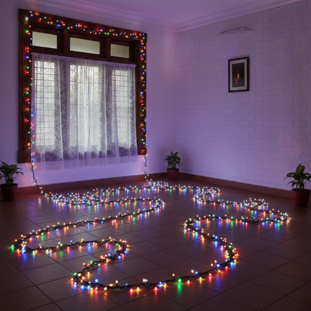 50 Meter Big LED String Light – 7 Mode Controller