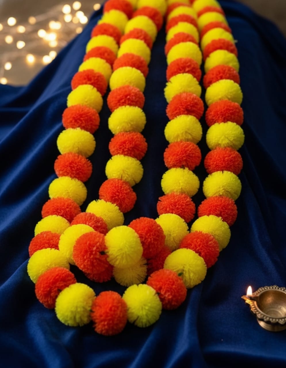 5 Artificial Marigold Flower