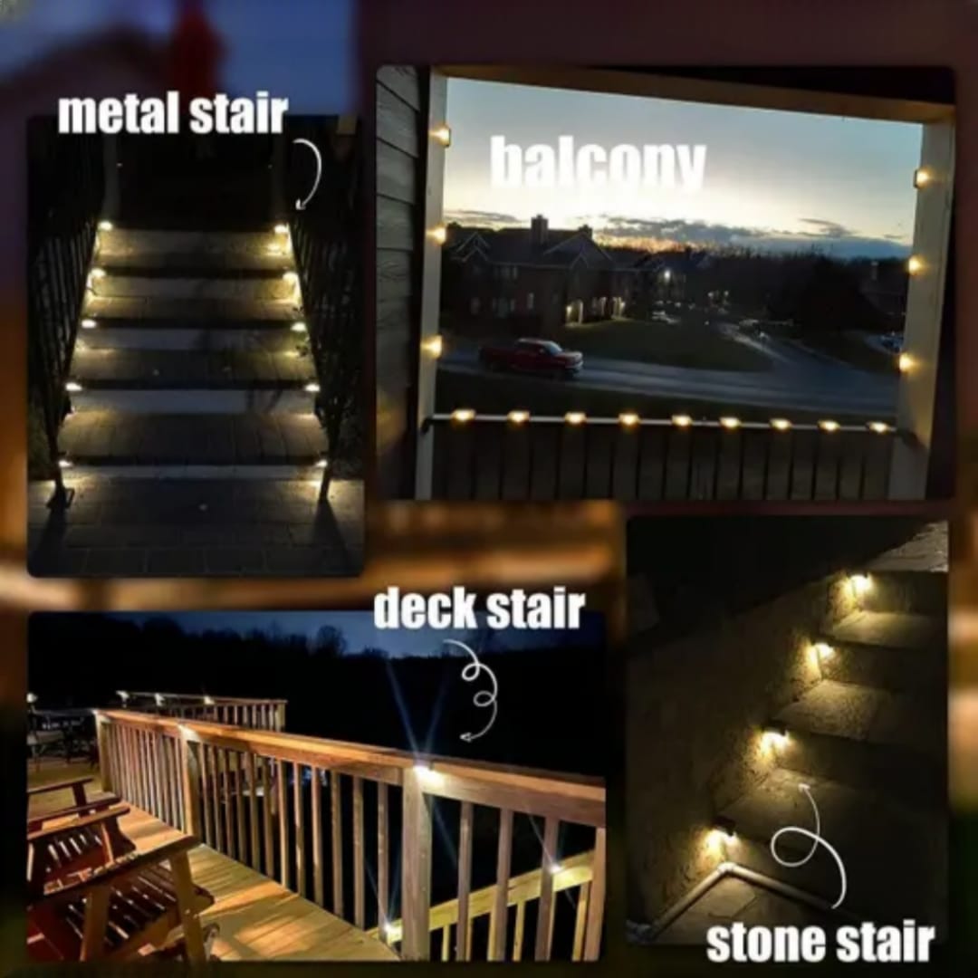 PACK OF 4 Waterproof LED Solar Power Light