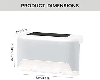 PACK OF 4 Waterproof LED Solar Power Light