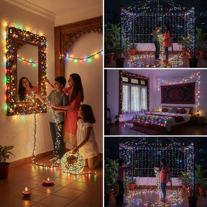 50 Meter Big LED String Light – 7 Mode Controller