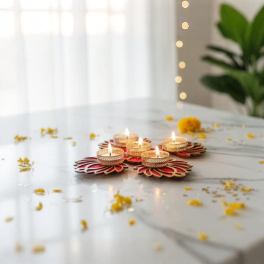 3+3 Tealight Candle Holders