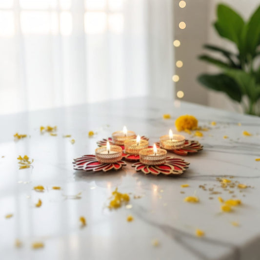 3+3 Tealight Candle Holders